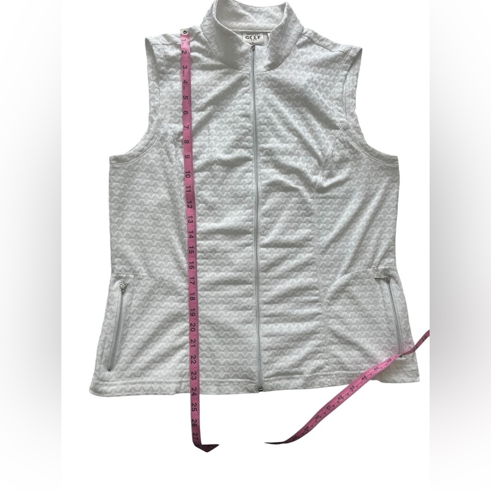 Zenergy by Chico’s White Golf Vest - Size 1 (US 8) - Picture 5 of 7